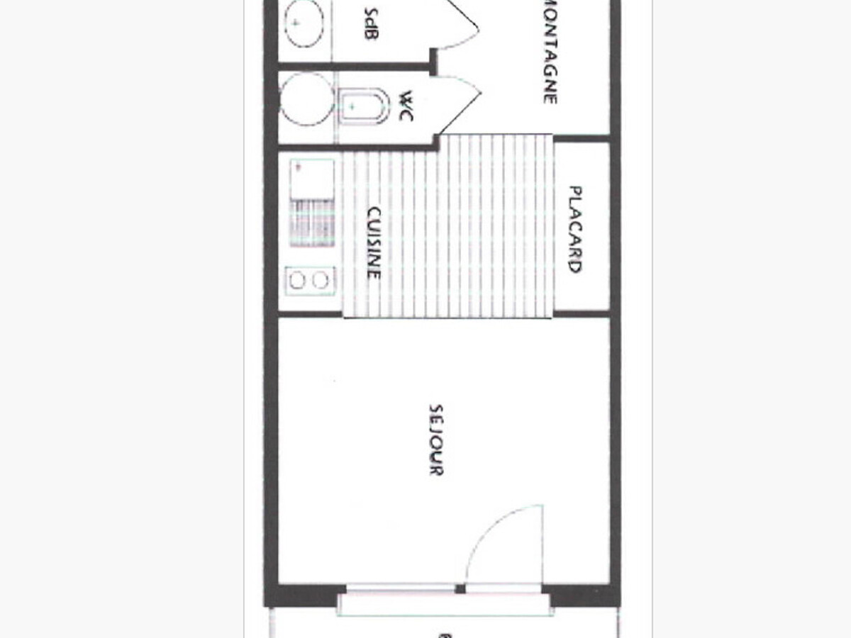 Studio cabine 4 pers aux Saisies, balcon sud vue pistes - Photo 4