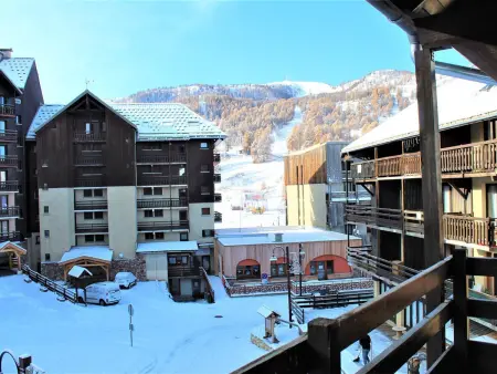 Studio 4 pers. à Risoul, ski aux pieds, balcon sud : photo 14