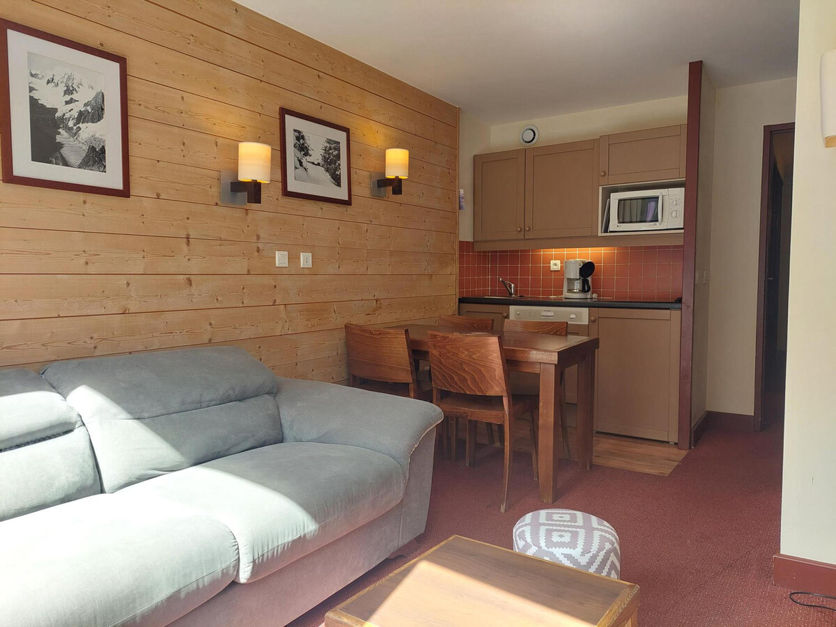 Studio 27m² ski aux pieds, balcon sud, 4 personnes - Photo 2