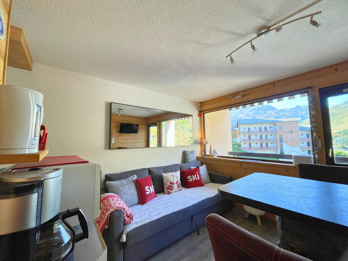 Appart 4 pers cabine vue pistes aux Menuires - Photo 2