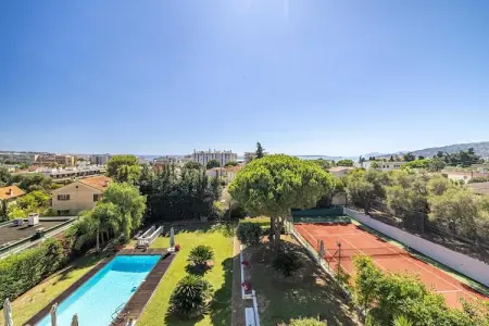 GB-9-GRIMPETTE, Villa climatisée 8 chambres/15 personnes avec piscine et tennis – Antibes - Photo 43