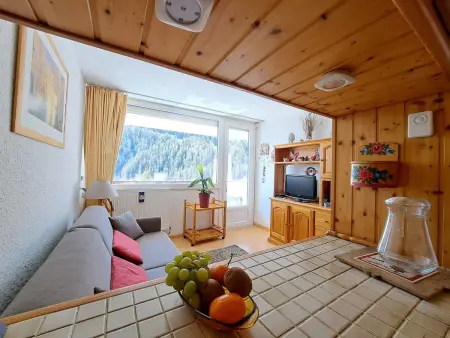 Studio avec balcon face au domaine skiable, Pra-Loup : photo 9