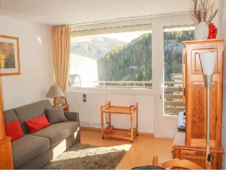 Studio avec balcon face au domaine skiable, Pra-Loup : photo 13