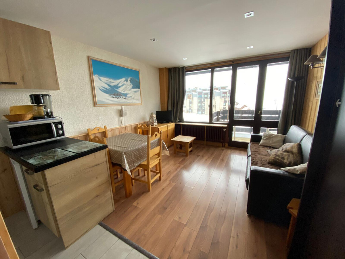 Studio 30 m² ski aux pieds, balcon sud/ouest à Tignes - Photo 2