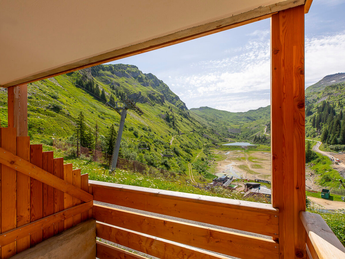 Studio 4 pers pieds des pistes Avoriaz, balcon sud - Photo 12