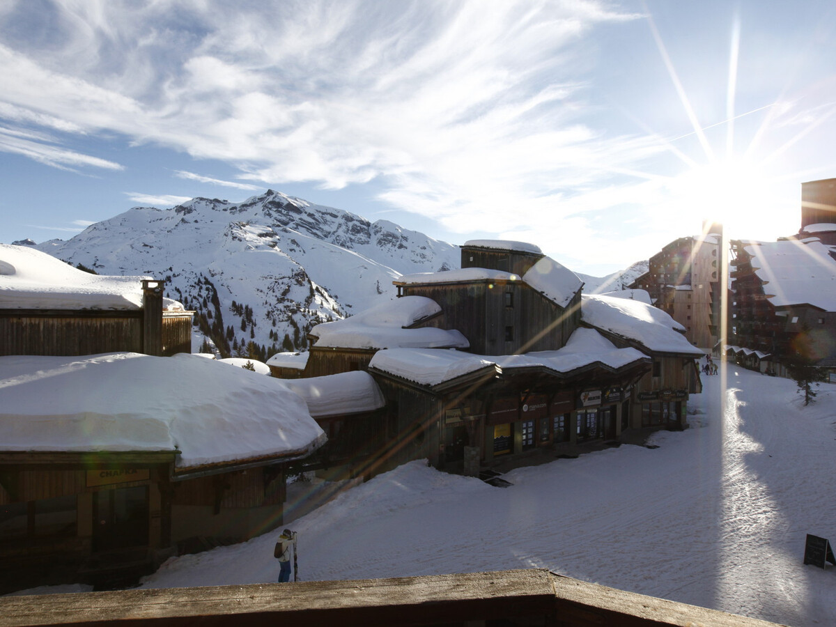 Studio 4 pers Avoriaz, balcon avec casier à ski - Photo 8