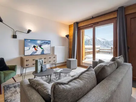 Location appartement à Les Saisies, Confortable T2 cabine pour 6 pers., navette ski, stationnement inclus