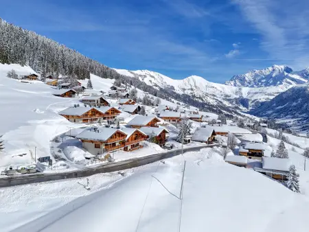 T3 6 pers. aux Saisies : navette ski à 5 min, balcon : photo 12