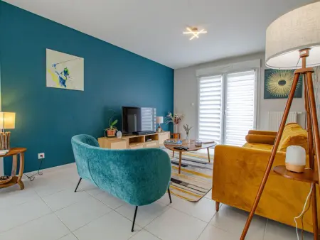 Gîte moderne plain-pied à Bréviandes, 6 pers., jardin clos : photo 7
