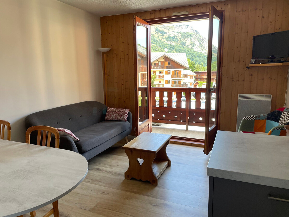 Studio cabine 4 pers. à Valloire, balcon et casier à skis - Photo 1