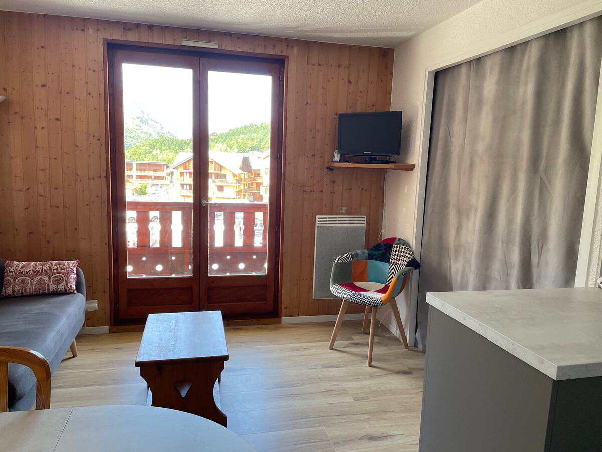 Studio cabine 4 pers. à Valloire, balcon et casier à skis - Photo 2