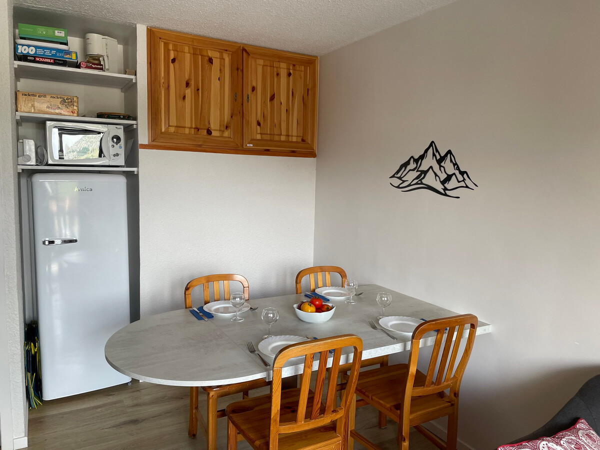 Studio cabine 4 pers. à Valloire, balcon et casier à skis - Photo 6