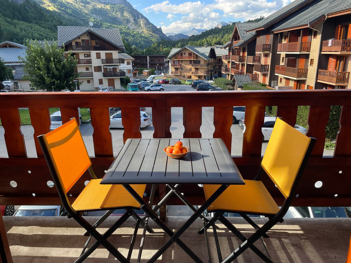 Studio cabine 4 pers. à Valloire, balcon et casier à skis - Photo 13