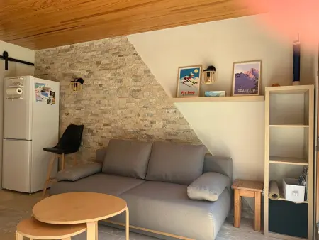 Studio rénové 4 pers, balcon vue montagnes à Pra-Loup : photo 7