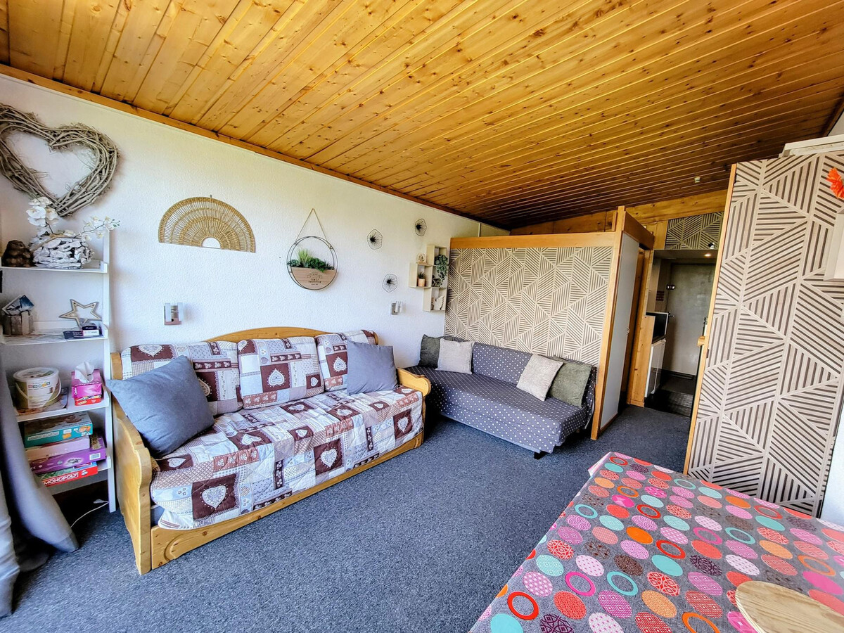 Studio cabine 4 pers Les Arcs avec balcon vue Mont Blanc - Photo 1