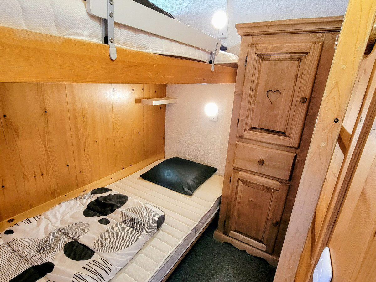 Studio cabine 4 pers Les Arcs avec balcon vue Mont Blanc - Photo 3