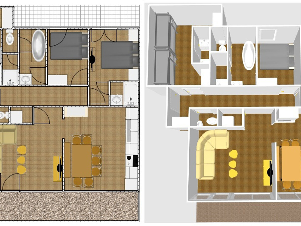 Appartement 8 pers. standing avec cheminée à Val-d'Isère - Photo 16