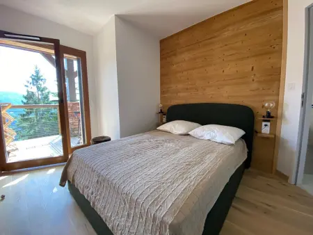 Appartement 2 ch + cabine vue vallée, terrasse 17 m² : photo 9