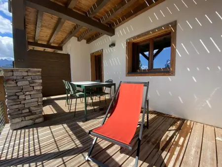 Appartement 2 ch + cabine vue vallée, terrasse 17 m² : photo 15