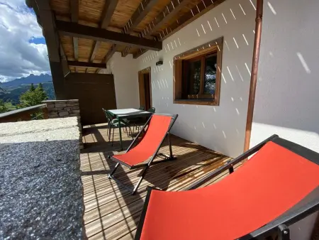 Appartement 2 ch + cabine vue vallée, terrasse 17 m² : photo 18