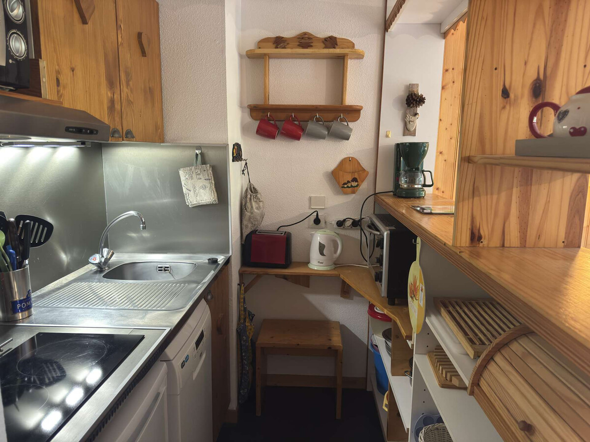 Studio 3 personnes pied des pistes, animaux admis - Photo 3