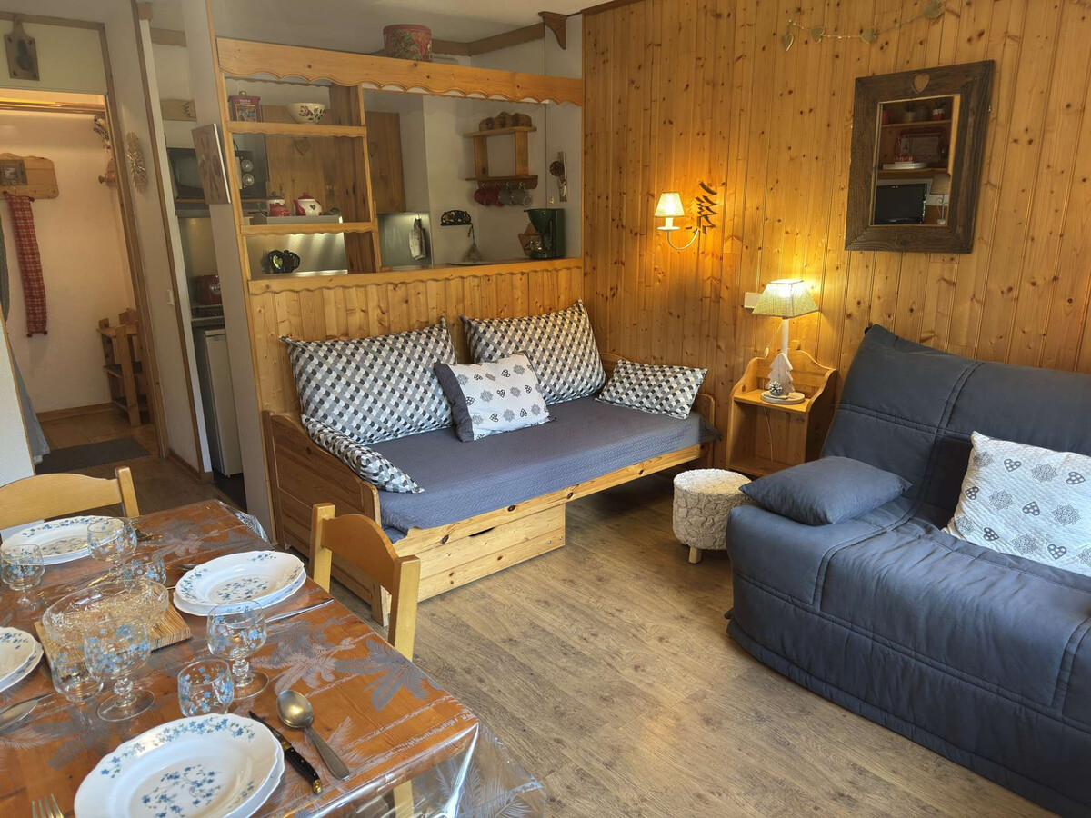 Studio 3 personnes pied des pistes, animaux admis - Photo 6