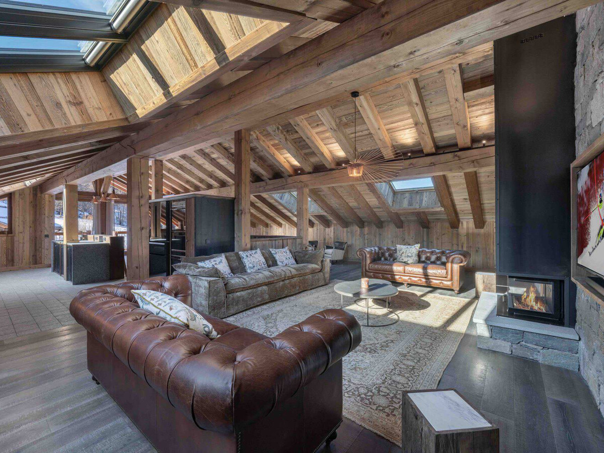 Chalet Raffort Méribel : 12 pers, piscine, spa et sauna - Photo 1