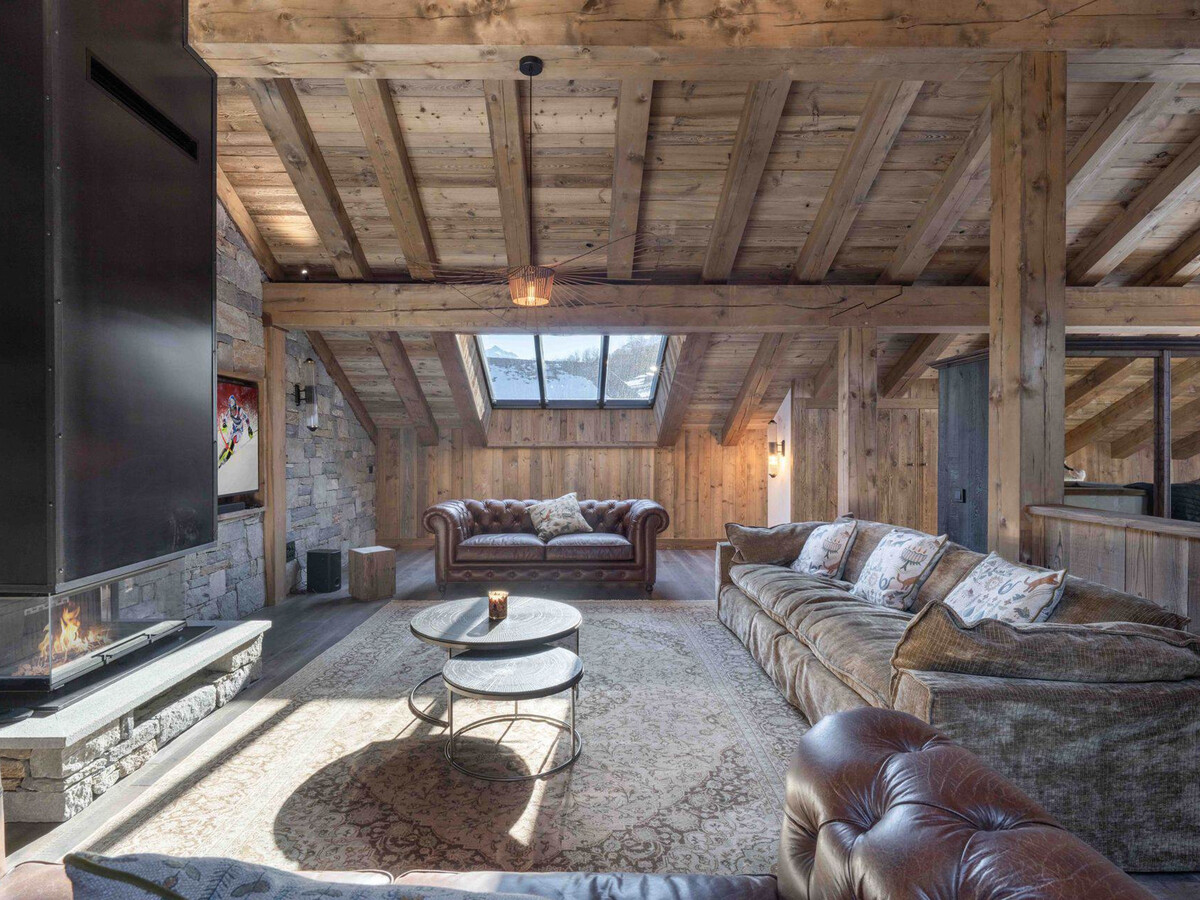 Chalet Raffort Méribel : 12 pers, piscine, spa et sauna - Photo 2