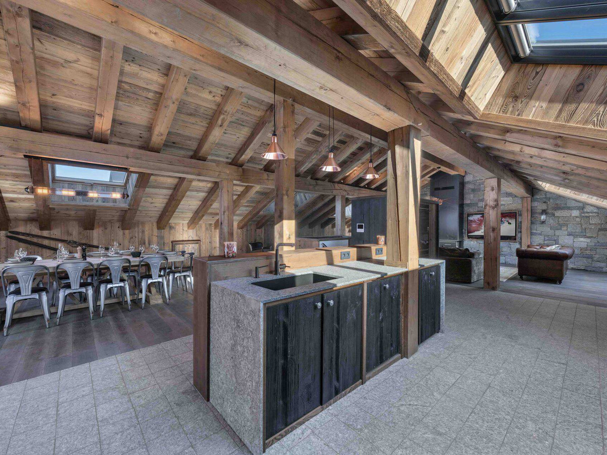 Chalet Raffort Méribel : 12 pers, piscine, spa et sauna - Photo 6