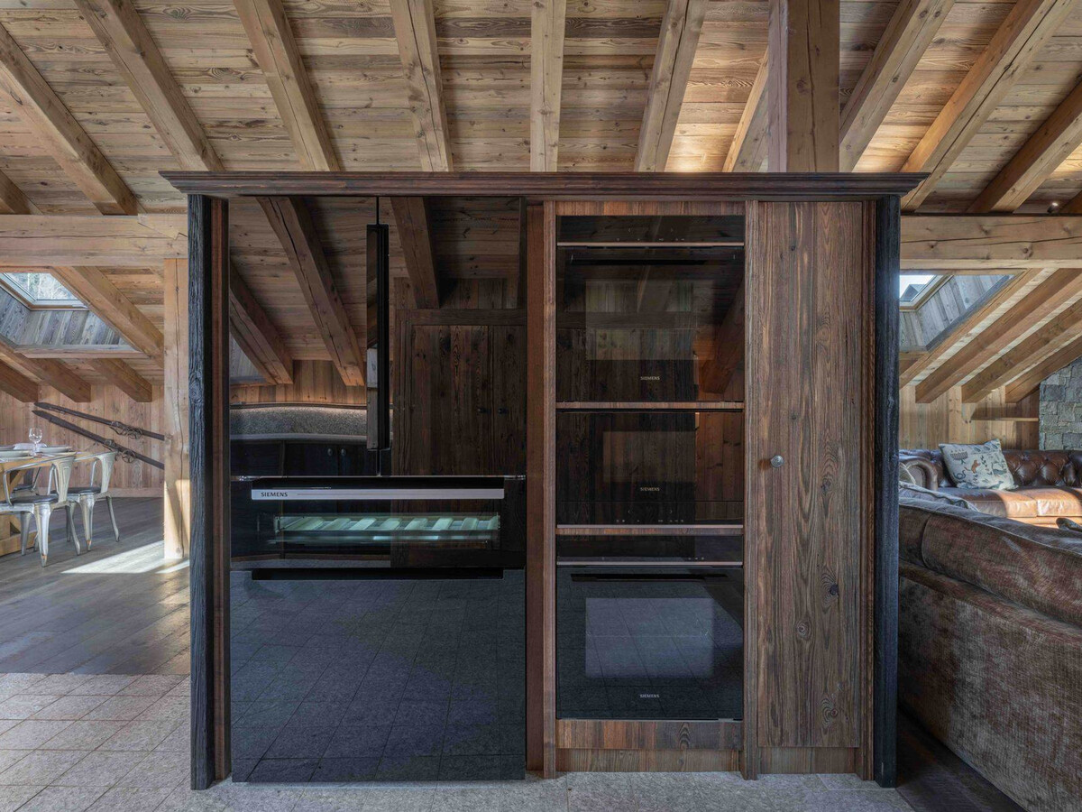 Chalet Raffort Méribel : 12 pers, piscine, spa et sauna - Photo 7