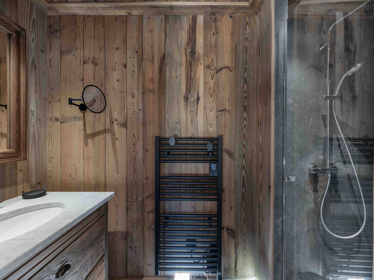 Chalet Raffort Méribel : 12 pers, piscine, spa et sauna - Photo 9