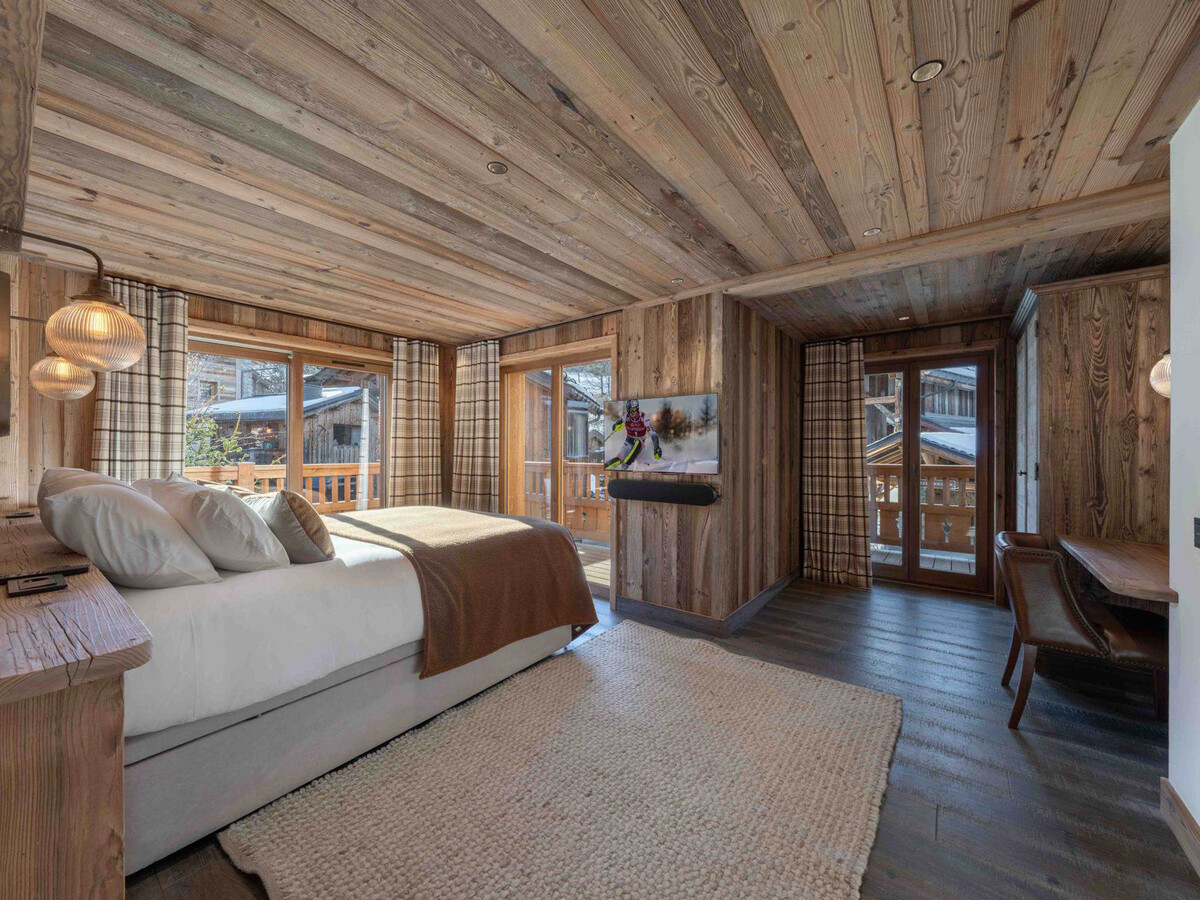 Chalet Raffort Méribel : 12 pers, piscine, spa et sauna - Photo 10