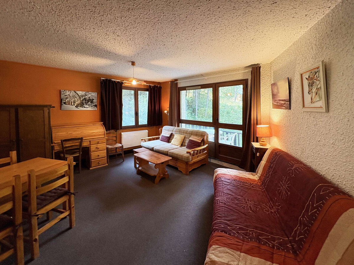 Studio 4 pers aux Orres, balcon sud, 100 m des pistes - Photo 1