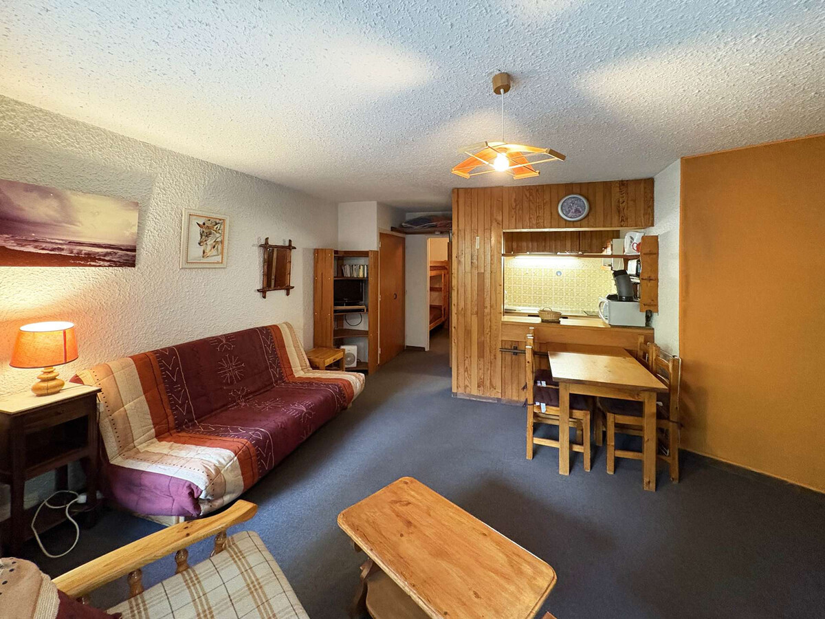 Studio 4 pers aux Orres, balcon sud, 100 m des pistes - Photo 2