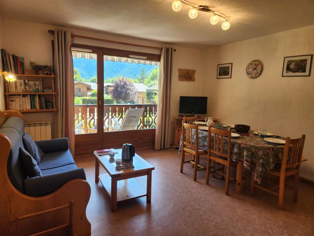 T3 calme Samoëns, balcon vue montagne, parking couvert - Photo 1
