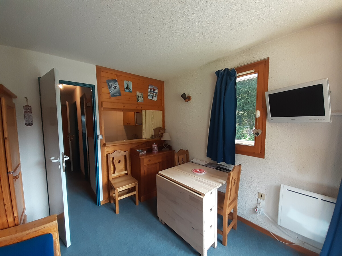Studio 19m² balcon sud à Valfréjus, 20m télécabine - Photo 2