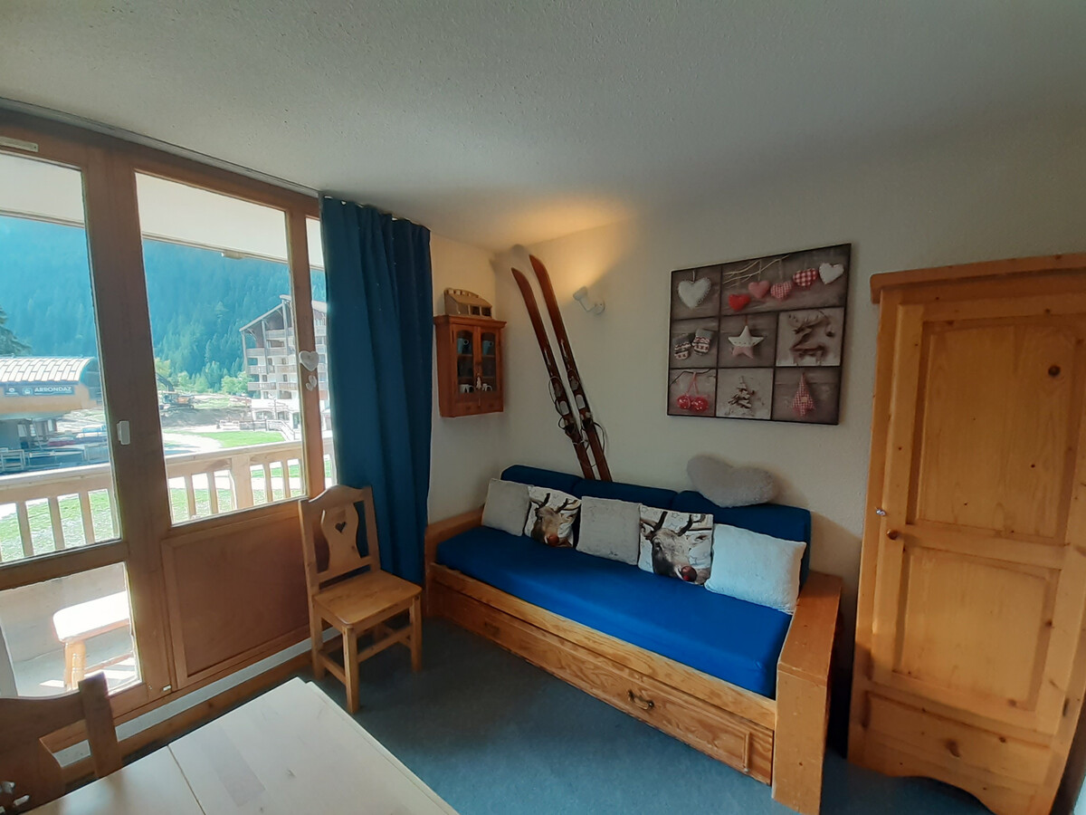Studio 19m² balcon sud à Valfréjus, 20m télécabine - Photo 3