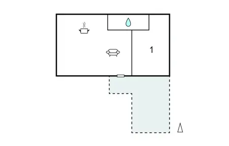 Maisonnette avec jacuzzi privé à Mazan : photo 20