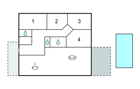 Maison 8 pers. avec piscine et vue sur vignobles : photo 42