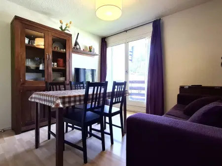 T2 cabine 4 personnes balcon face aux pistes : photo 2