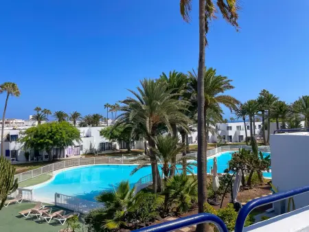 Appartement Los Barqueros – Vue piscine à Corralejo : photo 3