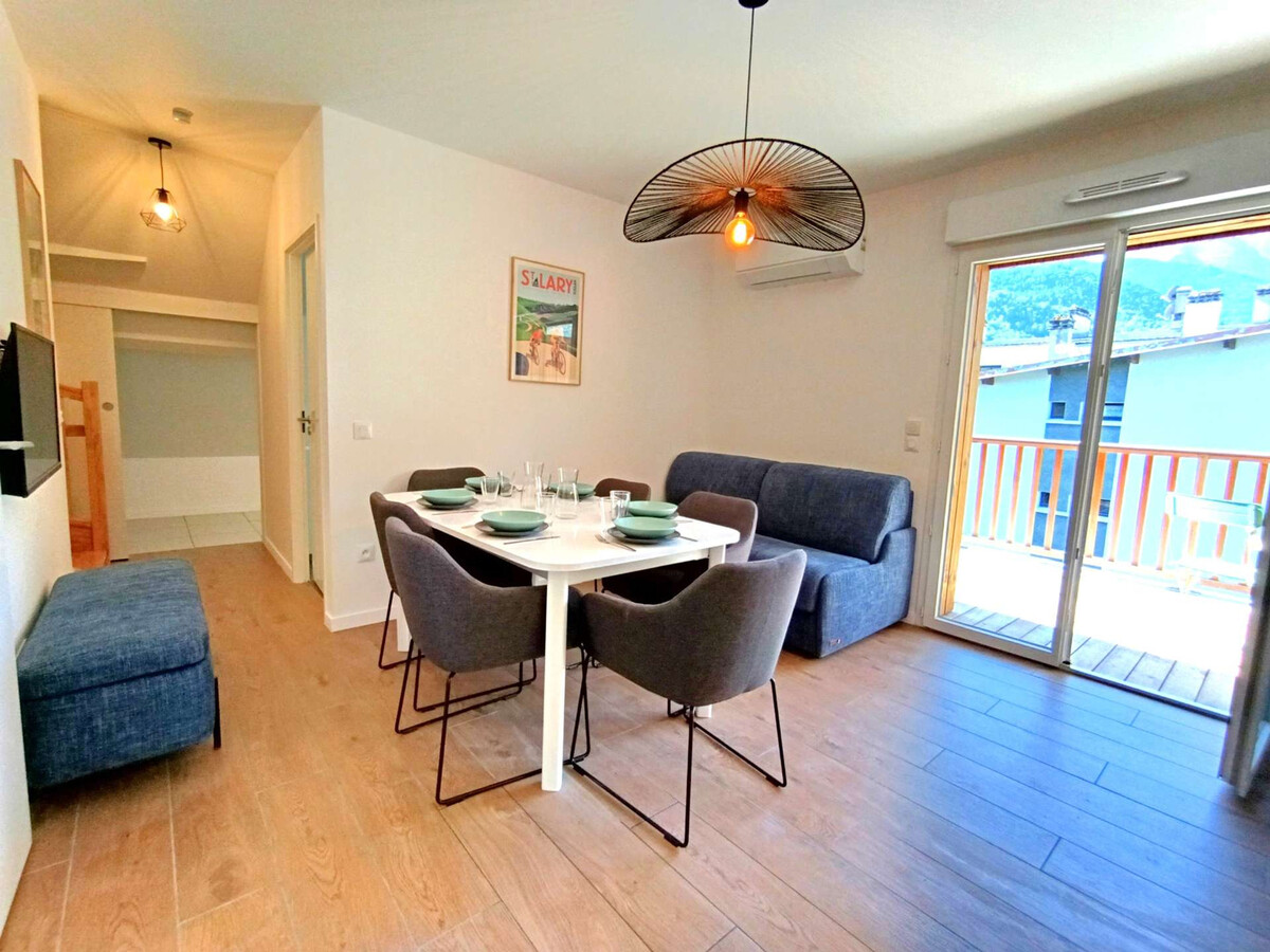 T2 cabine 6 pers. Saint-Lary-Soulan, balcon sud montagne - Photo 2