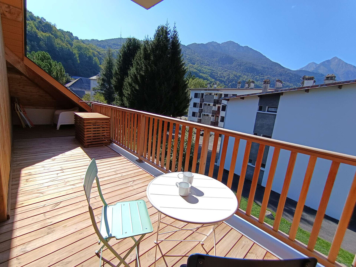 T2 cabine 6 pers. Saint-Lary-Soulan, balcon sud montagne - Photo 9