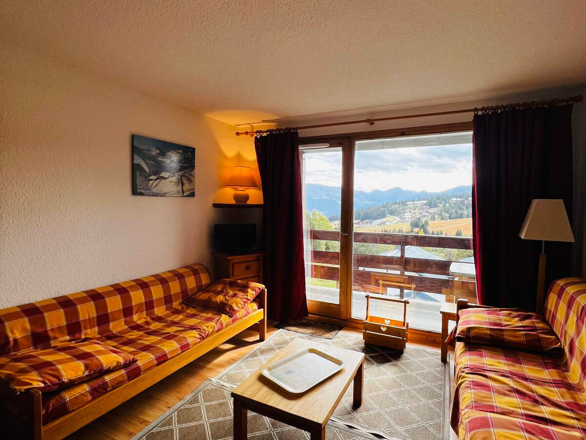 Studio cabine 5 pers aux Saisies, balcon sud vue pistes - Photo 7