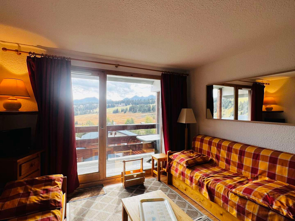 Studio cabine 5 pers aux Saisies, balcon sud vue pistes - Photo 8