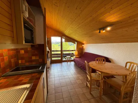 Appartement 5 pers. aux Saisies, cheminée et balcon plein sud : photo 5