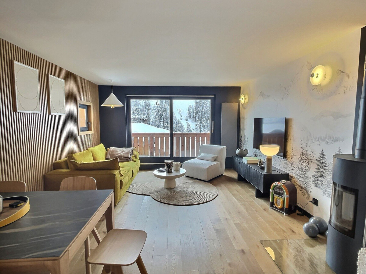 Duplex 72m² La Legettaz, vue montagnes et pistes - Photo 3