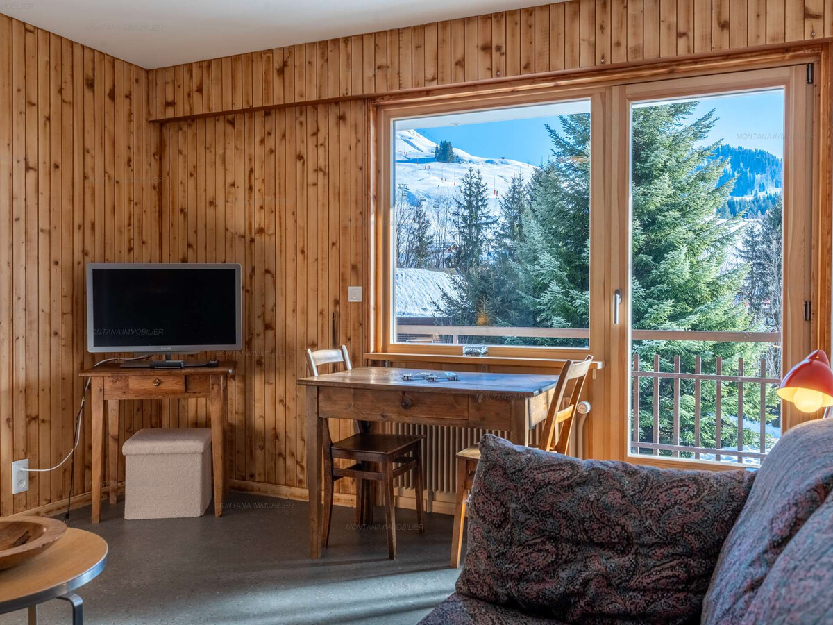 Studio au Chinaillon avec vue sur les pistes - Photo 2