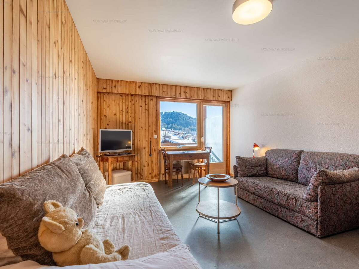 Studio au Chinaillon avec vue sur les pistes - Photo 3