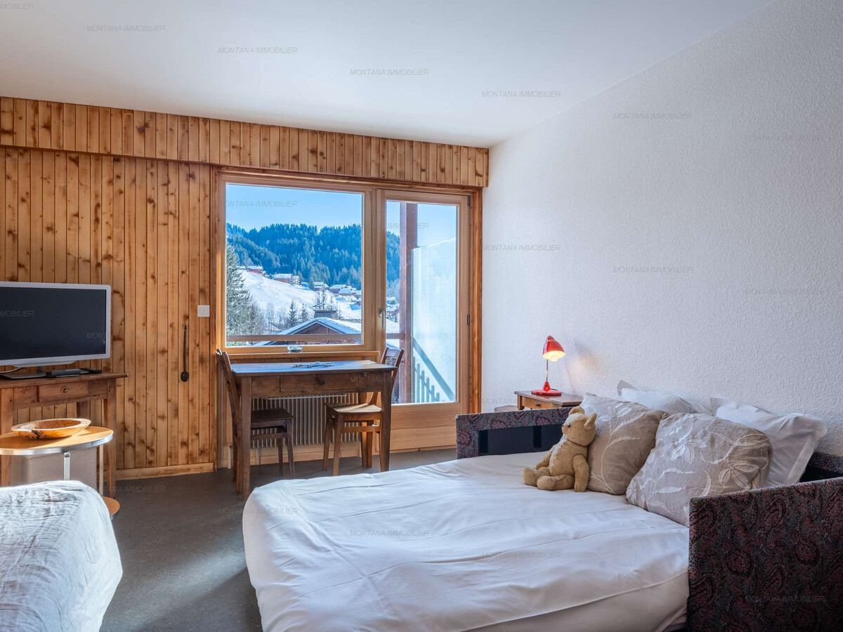 Studio au Chinaillon avec vue sur les pistes - Photo 9